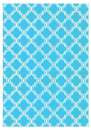 Printed Wafer Paper - Moroccan Pastel Blue